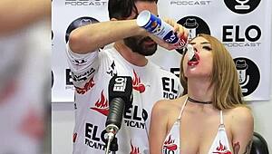 Blonde Bombshell Michu Teases Huge Tits and Big Ass in Spicy Casting Interview