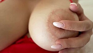 Does busty blonde's juicy wet pussy drip before rough creampie doggystyle?