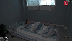 sneaky morning fuck next to her boyfriend my monster cock destroys her tight pussy