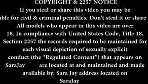 porsha carrera grabs sara jay's tits while sucking toys deep