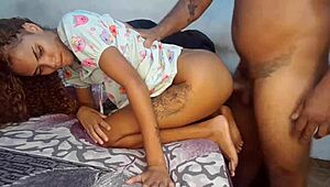 stepdad's hug turns into skinny teen slut's tight anal assfucking!