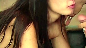 we got this slutty milf in stockings for a wild threesome anal finger fest