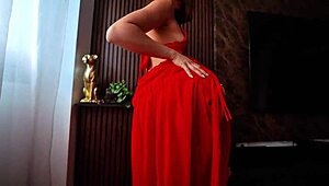 stepmom's wet dress clings as she rides my cock hard in fleeting desire!