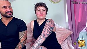 Betty Belle's Chubby Tits and Ass Stuffed in Wild FFM Lingerie Threesome Orgy!