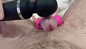 massage parlor's new vibrator masturbation service hits bright orgasm finish every time