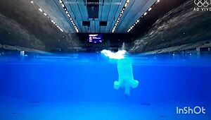 hot chicks from ornamental diving flaunt perfect asses and bodies