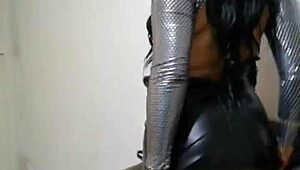 This Juicy Big-Ass Latina In Super Lingerie Begs Me To Explode Her Holes Deep!