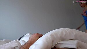 teasing my foster daddy's huge cock deepthroat cum feast