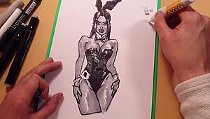 feeling her athletic latina curves bent over in tight latex doggystyle