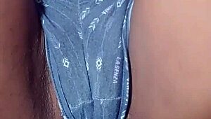 wanna see your hot step sis rub her wet pussy after long day?