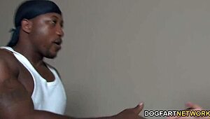 flower tucci's milf pussy and ass double penetrated ravaged by massive black cocks