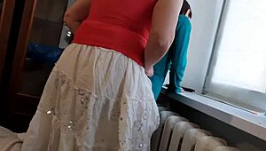 Two Wet Lesbian Students Masturbate Pussies Caught By Strapon Teacher