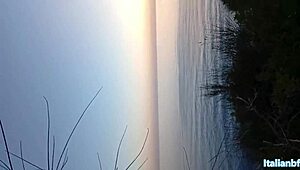 big ass pawg takes monster bbc pounding outdoors by the sea in public