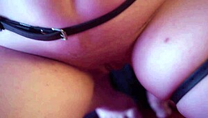 i'm lovin' how this lewd lady slurps my huge dick deep