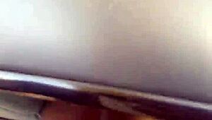 Her massive ass jiggles wildly during outdoor bbc doggystyle in car