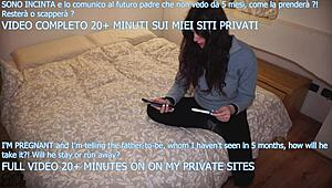 sono incinta e chiamo il babbo dopo 5 mesi per fottermi