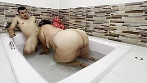 infieles caught fucking raw in viral bathroom pounding session