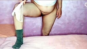 Arab wife takes thick cum deep inside her big latina ass during amateur anal