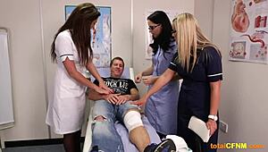 guys receive special assistance from helpful nurses