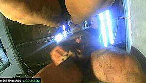 He pounds her big latina ass then feeds her ass-to-mouth cumshot