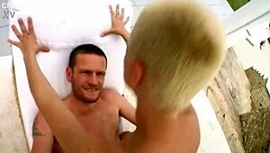 Damn, this euro petite slut bitch gets vag creampie from Ian Scott's big cock.