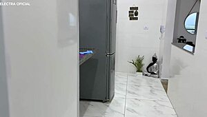 i love watching my brazilian maid tease in her tiny shorts while cleaning everything spotless for the boss