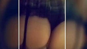 hey make me your schoolgirl slut begging for cock ends in single cumshot doggystyle