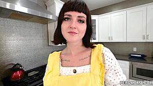 stepmom jane dove teases stepson alex jett with taboo cock sucking panties