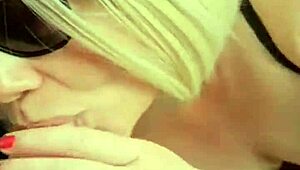 a hot french milf queen blows cocks everywhere outdoors in sexy lingerie