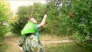 Grandparents End Fuck Drought with Nympho Picnic Teen