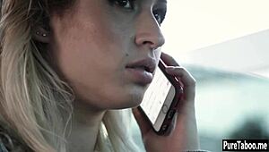 sexy blonde teen bounces on huge black cock interracial taboo style