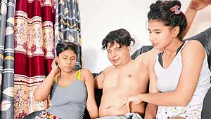 अरे उत्तरन20 बेस्टियों के साथ हॉट थ्रीसम में कूद पड़ी वाइल्ड चुदाई