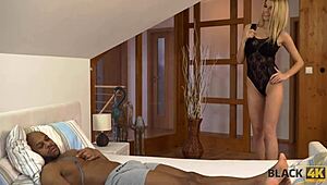 hey blonde, ready for that athletic black stud's rough hotel pounding?