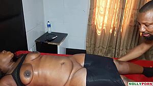 he wakes her up for sunday morning doggystyle ride on black cock