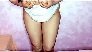 Arab wife takes thick cum deep inside her big latina ass during amateur anal