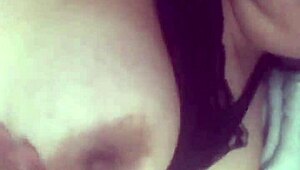 i'm rubbin my latina boobs n pussy this mornin... oops so wet already