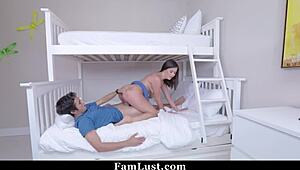 Stepbrother Begs Stepsis for Secret Hand Relief Ride