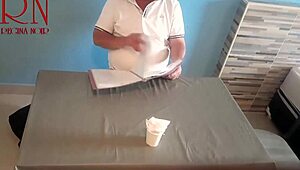 guest laps food straight from naked waitress navel!