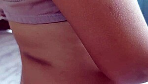 that curvy ebony neighbor babe oils up her fat ass for your tongue worship