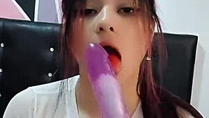 that fat latina mommy housewife gags deep on stepdad's cock homemade real