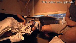 Finally smashed my friend's hot mom doggystyle quickie on train 🚂💦😈