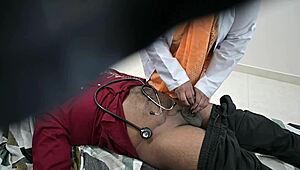 Doctor make this patient cum hard during your checkup now