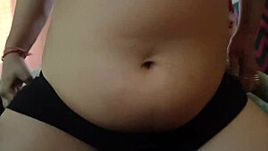 India's curvy college teacher overflows with lust fingering student wildly