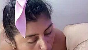 Colombian University Teacher Gets Pussy And Mouth Filled With Cum From Dildo Face Fucking And Squirting