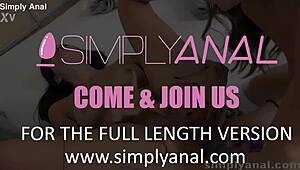 Horny brunette lesbians dildo assfuck gaping to mouth