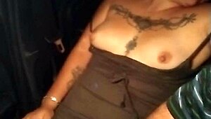 dude this latina got groped hard in the uber she's all tats and horny vibes