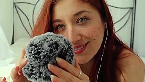 French Redhead Girlfriend ASMR JOI Dirty Talk Natural Tits Cum Instructions