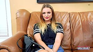 hey, watch this skinny brunette stella 2 finger herself then deepthroat and swallow cum off a huge boner