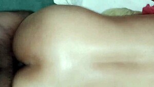 stepsister's tight asshole stretched wide filled with hot cum during rough desi doggystyle pounding