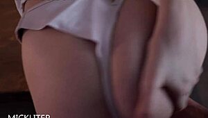 my colleague seen that thick cock an didnt hesitate... jumped right in